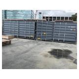 40ï¿½ x 8ï¿½ x 9.6ï¿½ Storage Container with 4 Doors