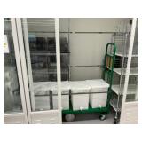 Metal Racks and Cart