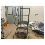 Industrial Tilt & Roll Warehoue Ladder