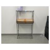 Stainless Steel Rack w/ contents