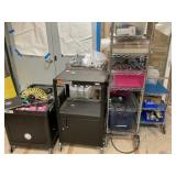 Metro Racks and Carts with Contents