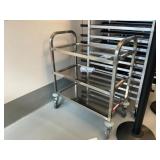 3 Tier Stainless Steel Utility Cart