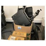 Box w/ Monitor Desk Mounts