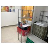 Stainless Steel Rack w/ Contents