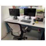 Work Desk with Contents