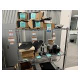 Wire Shelving Unit w/ Contents