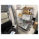 Wire Shelving Unit w/ Contents