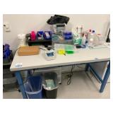 Work Bench Table w/ Contents