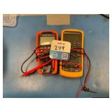 Fluke 87 V True RMS Multimeter & Klein Multimeter