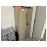 Metal Cabinet w/ Contents