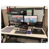 Heavy Duty Sit Stand Work Station