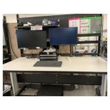 Heavy Duty Sit Stand Work Station