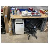 Work Bench With Contents Included with Office Chai