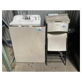 Folding Table and Four Folding Chairs  (Hayward -