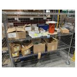 Mobile Wire Security Cage w/ Contents