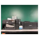 HID Fargo DTC4500 ID Card Printer , Cannon TR4720