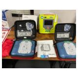(2) Phillips M5070A OnSite Defibrillators, Zoll AE