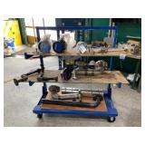 Rolling Rack with Various Carbon Pipes