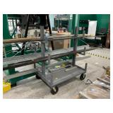Rack with Metal Pipes, Slotted Metal Strut, Screw