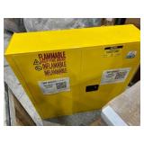 Uline H-4176M-Y Flammable Liquid Cabinet 20 Gal