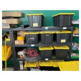 Metal Rack w/ Contents