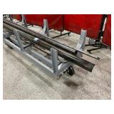 12ï¿½ Rolling Rack w/ Steel Tubes *See Descrpition*
