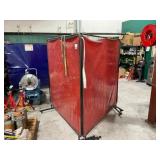 Welding Curtains 6ï¿½ x 6ï¿½ on wheels