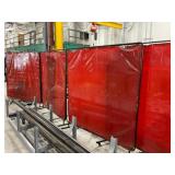 Welding Curtains 6ï¿½ x 6ï¿½ on wheels