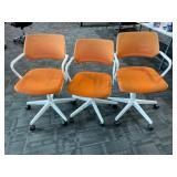 Orange / White Chairs