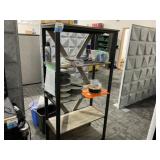 Rack with 3d printer supplies