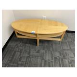 Oval Coffee Table 55ï¿½ x 26ï¿½ x 18 1/2ï¿½