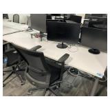 4 Person Workstation w/ Chairs, (2) Acer SB272 27ï¿½