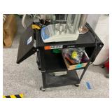 Metal Cart with Contents