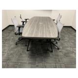Conference Table with (4) Chairs 94 1/2ï¿½ x 43ï¿½ x 3