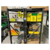 Metal Racks with Contents