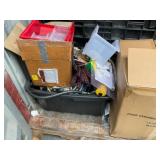 Crate with Miscellaneous Parts