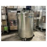 MVE XC 810HE Liquid Nitrogen Cryogenic Storage Tan