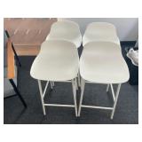 Normann White Stools