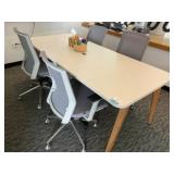 Meeting Room Table  7ï¿½ x 3ï¿½ x 2ï¿½ 6ï¿½ with (4) AMQ C