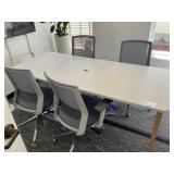 Meeting Room Table  7ï¿½ x 3ï¿½ x 2ï¿½ 6ï¿½ with (4) AMQ C