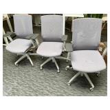 AMQ Desk Chairs white Base