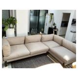 Tan L-Shape Couch 9ï¿½ x 6ï¿½