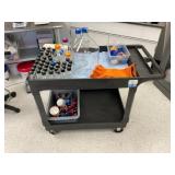 Utility Cart with Contents