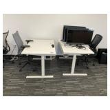2 Set Height Adjustable Desks