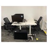 2 Set Height Adjustable Desks