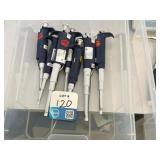 Assorted Rainin Single Channel Pipettes