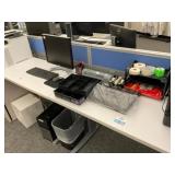 Riser Desks, PCs, Monitors, Chairs