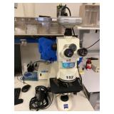 Zeiss Microscope w/ Power Supply