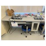 Lab Work Bench w/ Contents