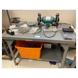 Slimline Grinder, Drill Bits, Table, Rack